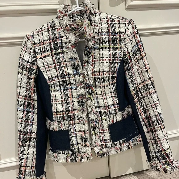 Chic Tweed Jacket - Multicolor - Picture 2 of 8
